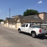 Garage door installation for newly built units in Missouri City, TX