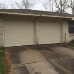 after of replacing old garage door