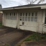 Old garage door before